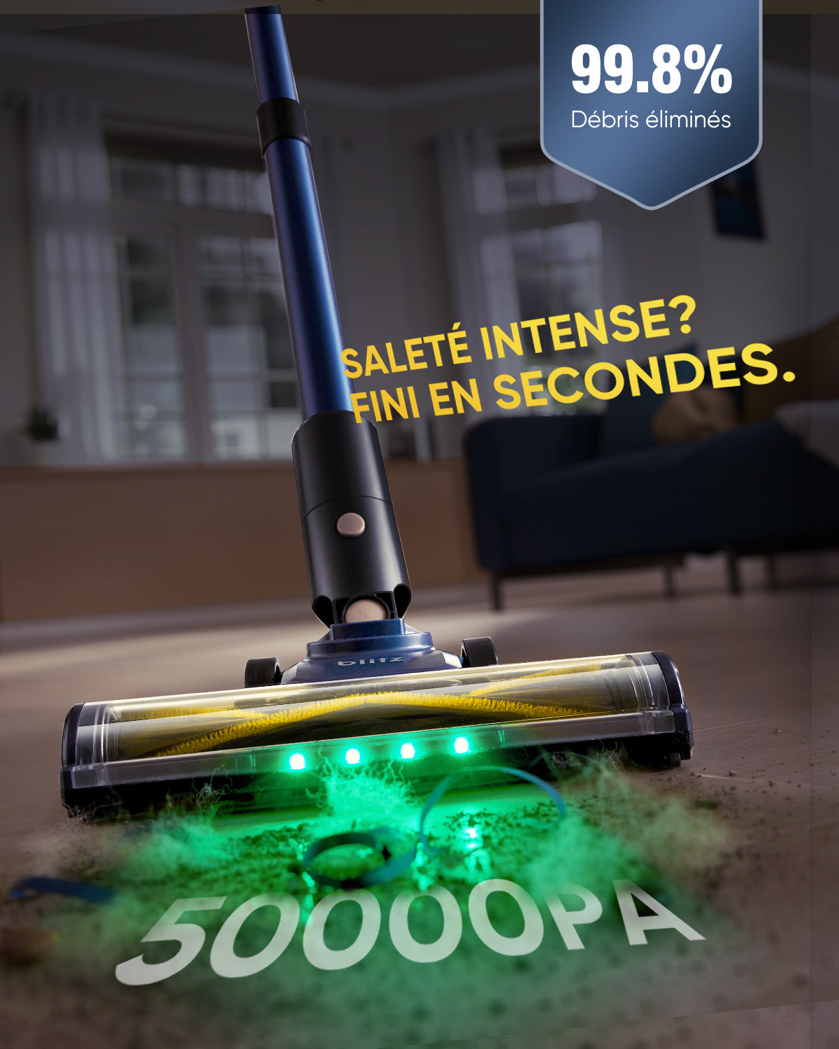 Vactidy & Vexilar | Blitz V12 Aspirateur Balai Sans Fil