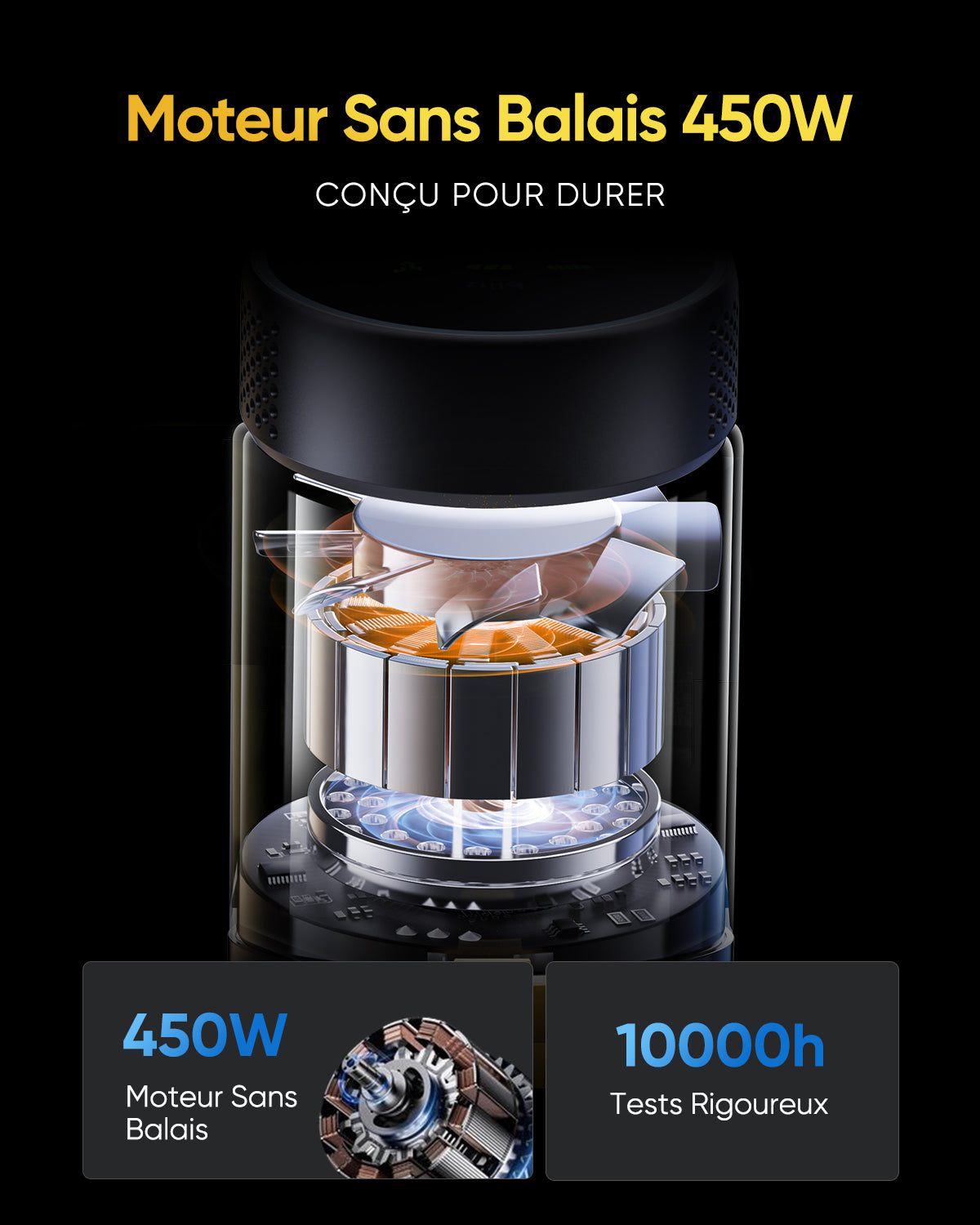 Vactidy & Vexilar | Blitz V12 Aspirateur Balai Sans Fil