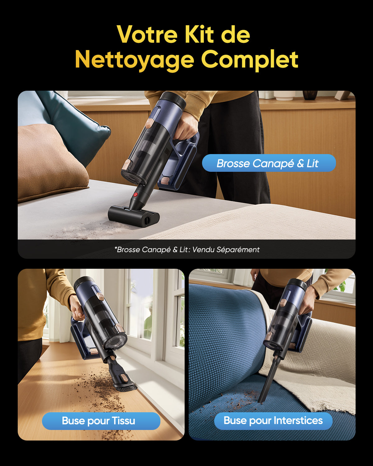 Vactidy & Vexilar | Blitz V12 Aspirateur Balai Sans Fil