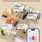 Smart home cleaning system with a floor plan and smartphone app interface.