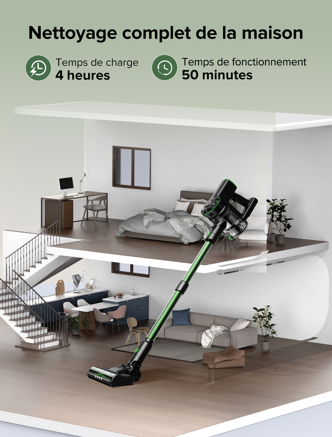 Vactidy & Vexilar | Blitz V9 Pro Aspirateur Balai Sans Fil