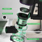 Close-up of a Vactidy vacuum cleaner with green light